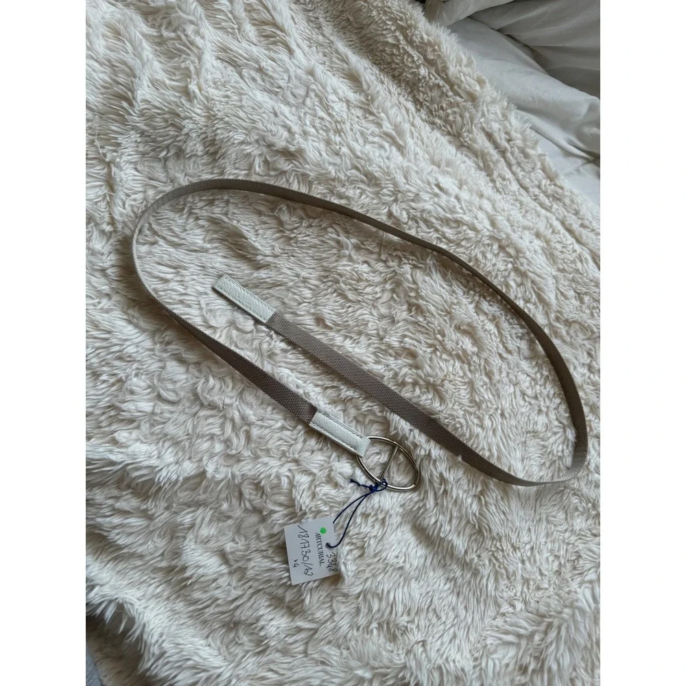 Hermès Chaine d'Ancre Canvas & Leather Belt Size OS